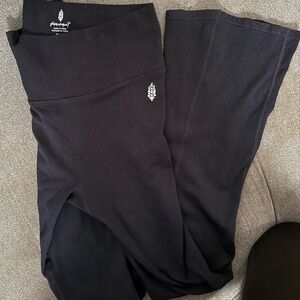 Free People Movement high rise Black Flare Leggings